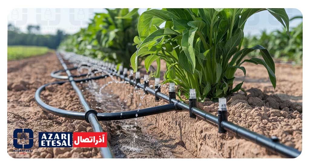 آبیاری قطره ای چیست؟، انواع روش های آبیاری قطره ای - پی وی سی آذر اتصال