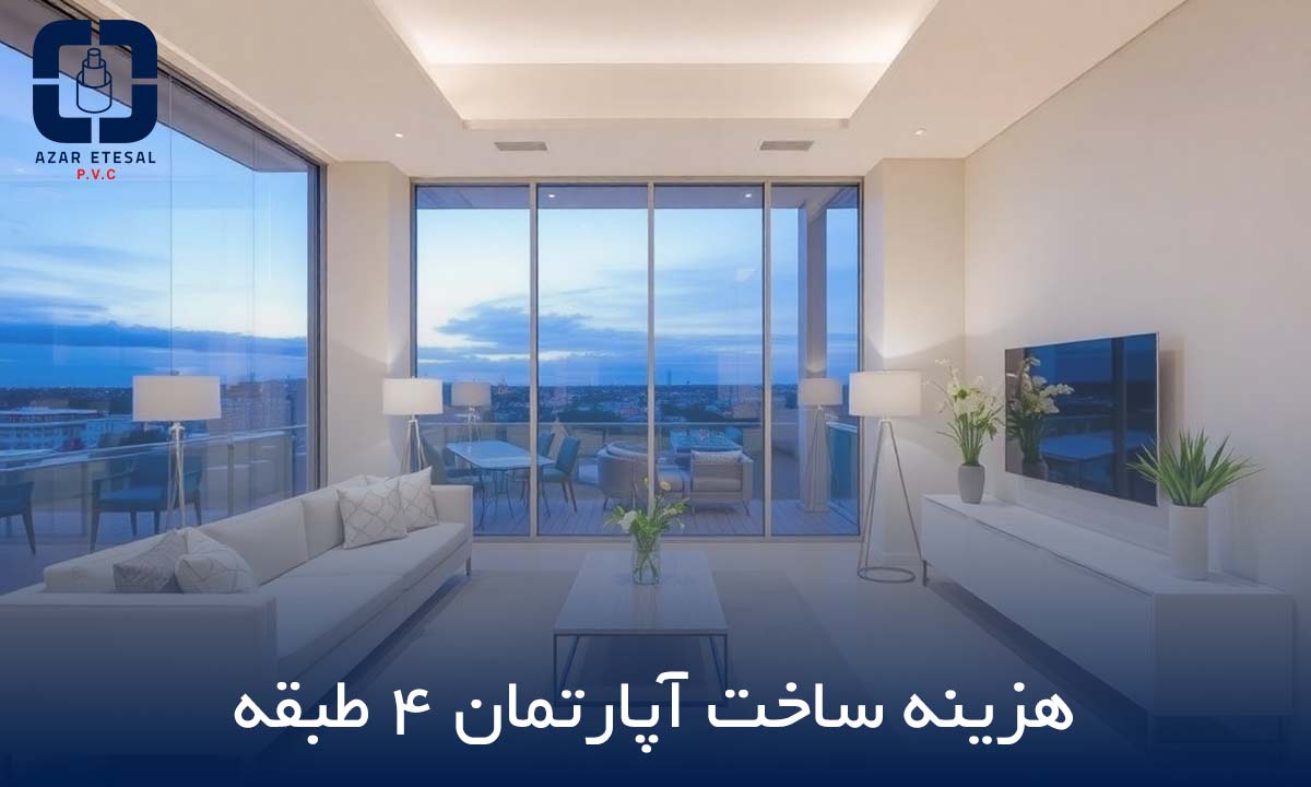 هزینه ساخت آپارتمان 4 طبقه