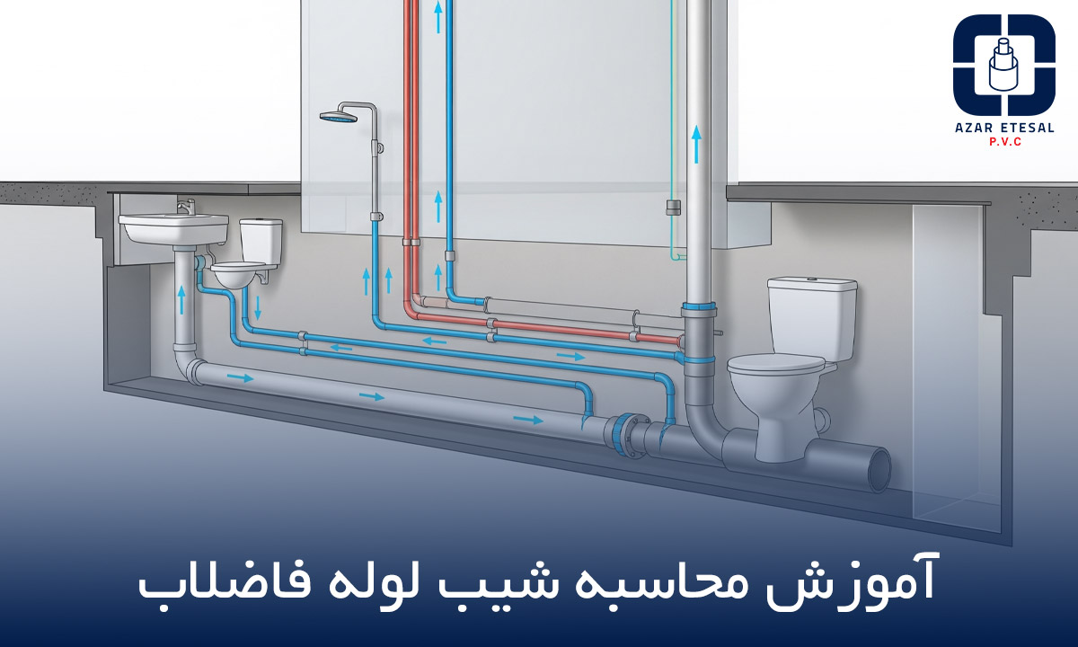 محاسبه شیب لوله فاضلاب